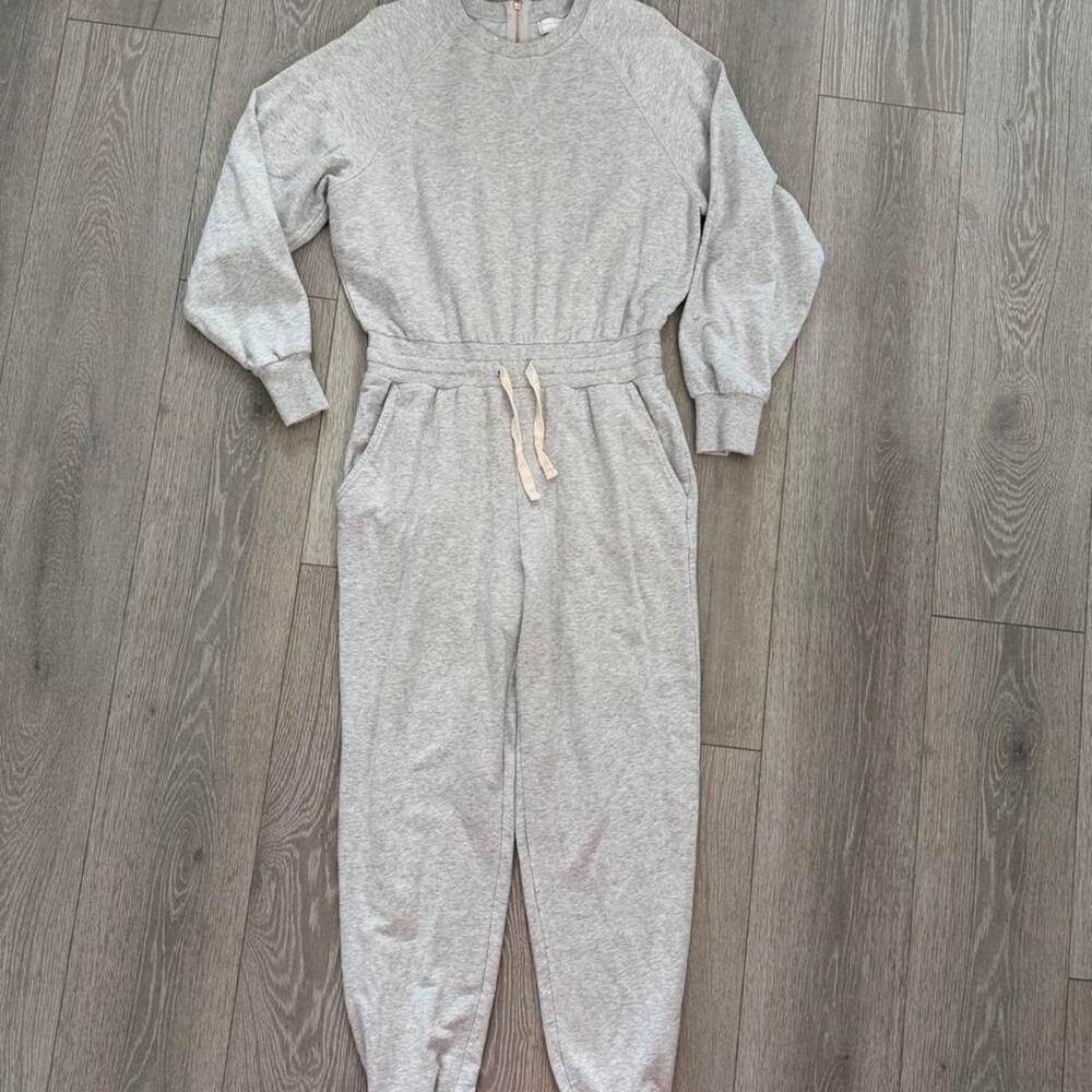 Spiritual gangster gray sweatshirt jumpsuit